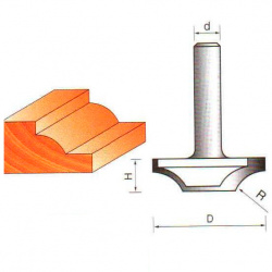 Фреза ГЛОБУС 2156 R8 пазовая фасонная